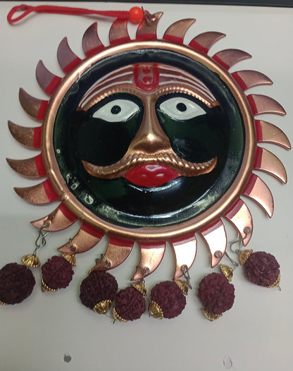 Kaal Bhairav Kawach (Hanging) -Energised at Mandir - set of 1