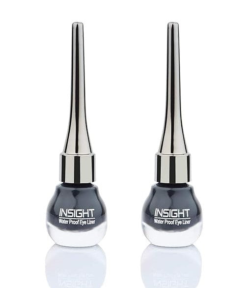 INSIGHT Make - Up Water Proof Eye Liner (Intense Black) Pack of 2