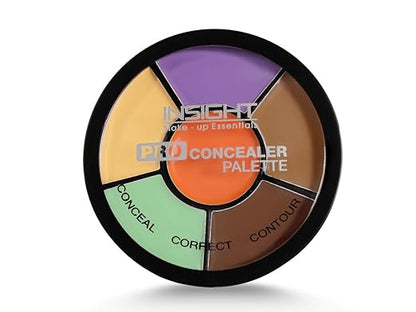 Insight Cosmetics Pro Concealer Palette-Corrector|Conceal |Correct |Contour |WaterProof |Crease Resistance |Long Lasting |Oil Control