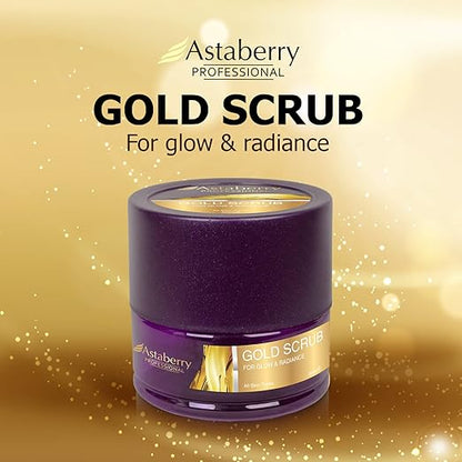 Astaberry Professional Gold Scrub Glow & Radiance 500ml