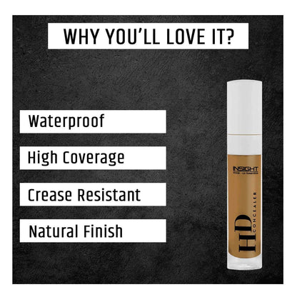 Insight Liquid HD Concealer |Light Weight Concealer With Full Coverage |Easily Blendable Concealer For Face Makeup