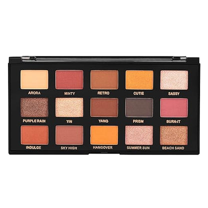 Insight Cosmetics 15 Color All Eyes On You Eyeshadow|Matte|Shimmer|Beginner Friendly & Long Lasting Eye Shadow Palette|Long Wearing And Easily Blendable Eye Makeup Palette, MK04