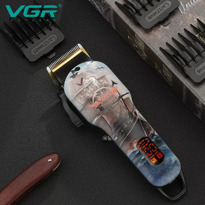 VGR V-689 Hair Clipper For Men, Brown