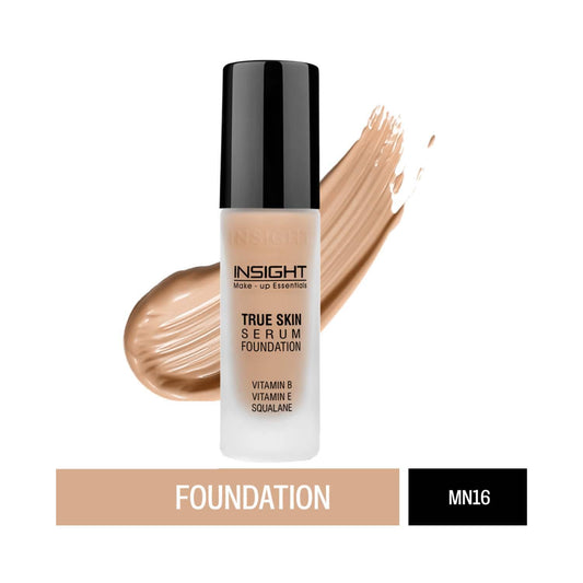 Insight Cosmetics True Skin Serum Foundation | Dewy Finish | High Coverage | Paraben Free | Lightweight