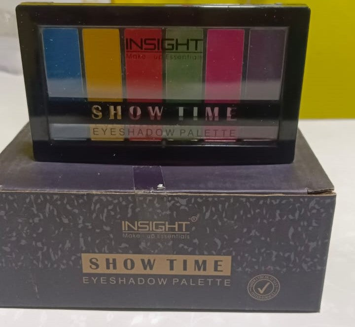 Insight Cosmetics Show Time 6 Color Eyeshadow Palette|Matte|Shimmer|Beginner Friendly & Long Lasting Eye Shadow Palette|Long Wearing And Easily Blendable Eye Makeup Palette_Color Coded