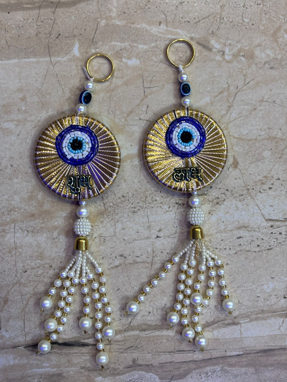 Evil Eye Subh Labh Hangings - Set of 2 (one pair)