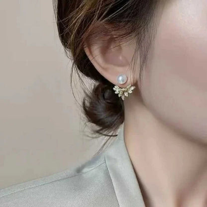 View Similar Product Brochure Alloy And Pearls White PSE Niche Pearl Earring